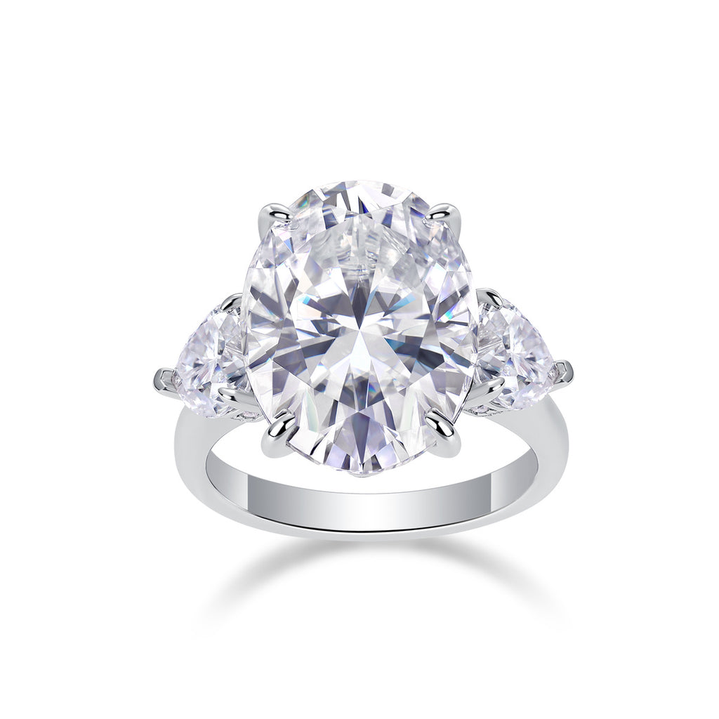 Soul Resonance - Moissanite S925 Sterling Silver And Platinum-plated Diamond