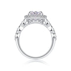 Bright Moon - Moissanite S925 Sterling Silver And Platinum-plated Diamond Ring
