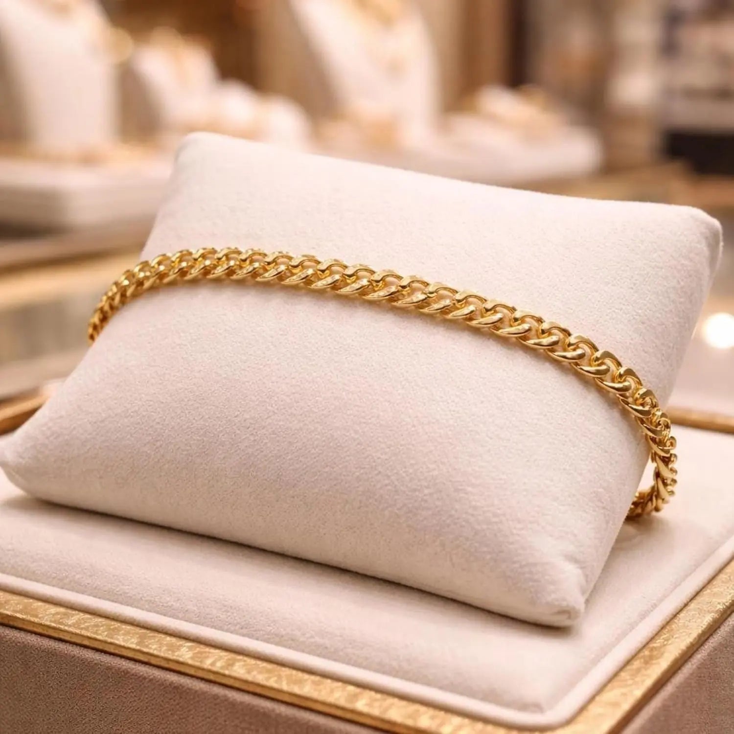 5Mm 14K Gold Cuban Bracelet 