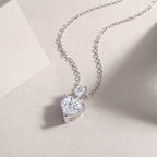The Beloved Of The Heart - Moissanite S925 Sterling Silver And Platinum Plating Pendant