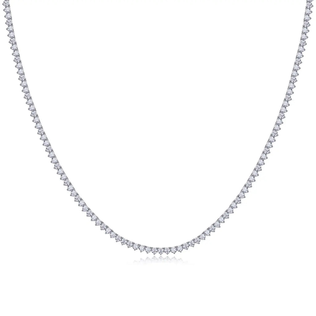 Solitude – Luxurious Light Luxury Moissanite S925 Silver-Plated Platinum Pendant Necklace NP Collection