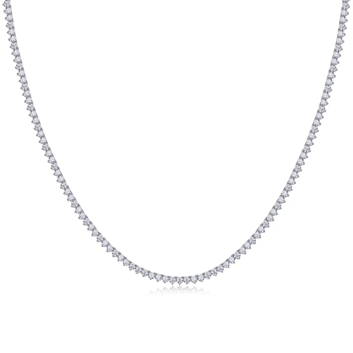 Solitude – Luxurious Light Luxury Moissanite S925 Silver-Plated Platinum Pendant Necklace NP Collection