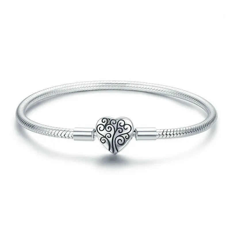 S925 Sterling Silver Family Tree Bracelet – Elegant Jewelry NP Collection