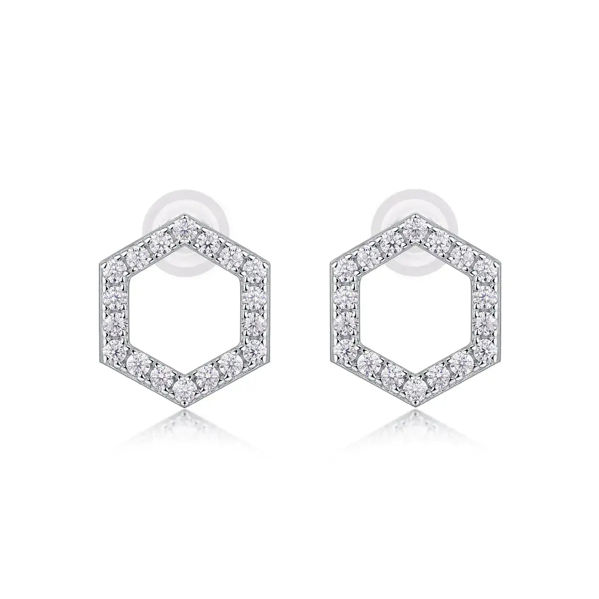 Empowering The Future – Fashionable, Trendy and Affordable Moissanite Stud Earrings in S925 Sterling Silver, Platinum Plated NP Collection