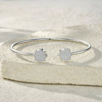 Luxury Minimalist Moissanite Bracelet in Platinum-Plated S925 Silver - N&P Colletion