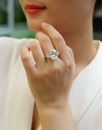 Soul Resonance - Moissanite S925 Sterling Silver And Platinum-plated Diamond