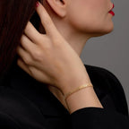 14K Gold Mesh Chain Bracelets | 5.5Mm