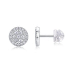 Cosmic Conjecture - Moissanite S925 Sterling Silver And Platinum-plated Stud Earrings