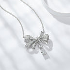 Butterfly - Moissanite S925 Sterling Silver And Platinum Plating Pendant