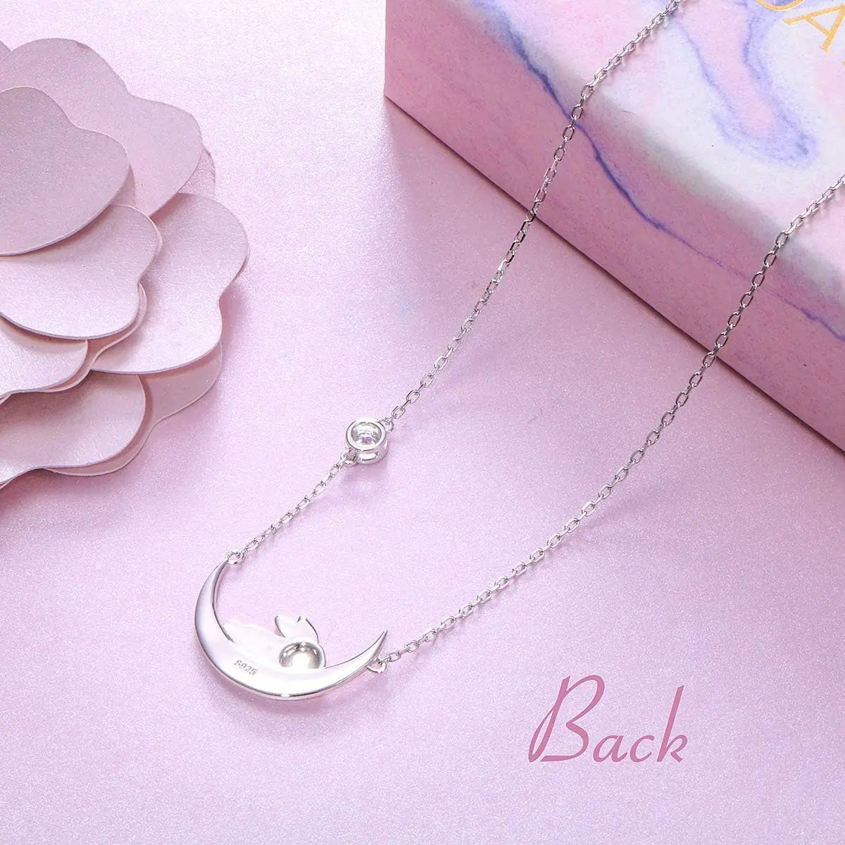 925 Sterling Silver Bunny Necklace