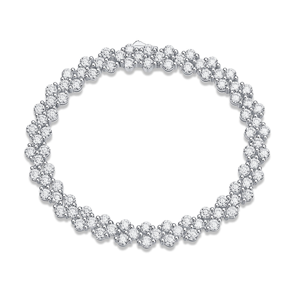 Kanong Mossan Diamond S925 Silver Bracelet