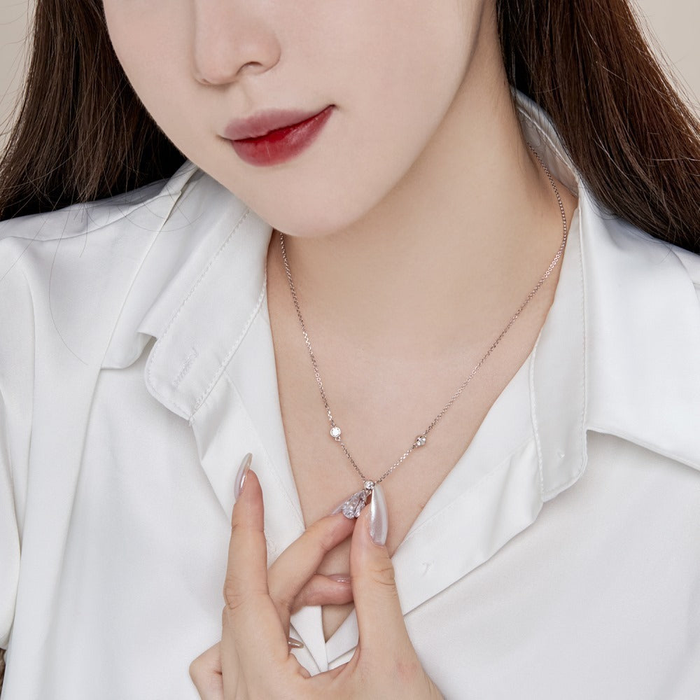 European And American Women's Drop-shaped Necklace