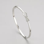 S925 Sterling Silver Bow Bracelet All-match Jewelry