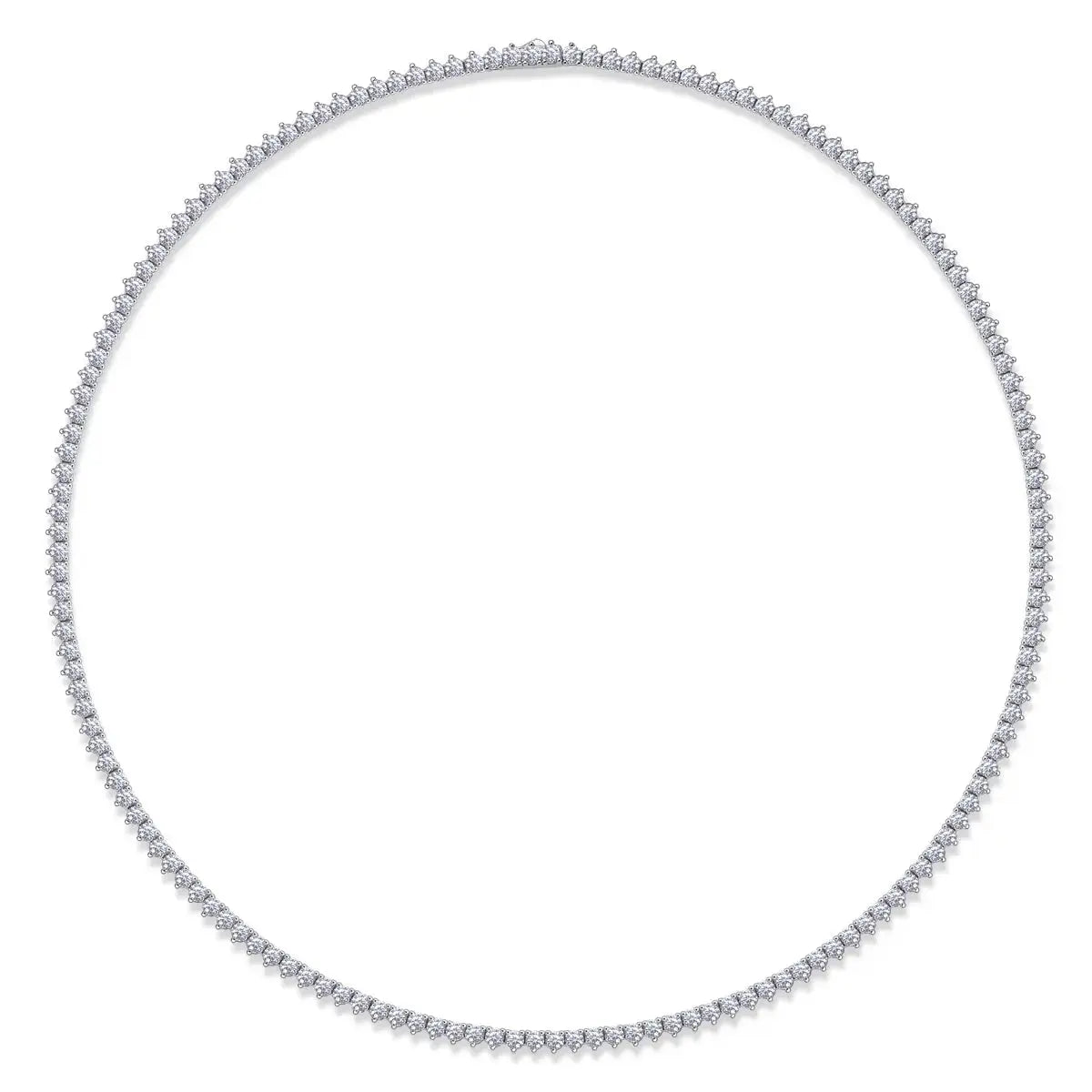 Solitude - A Luxurious And Fashionable Light Luxury Jewelry Necklace Pendant Set With Top-quality Moissanite, S925 Silver-plated Platinum NP Collection