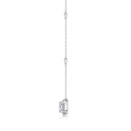 Flower Love - A Fashionable And Light Luxury Jewelry Pendant Necklace Set With Top-quality Moissanite, S925 Silver Plated Platinum NP Collection
