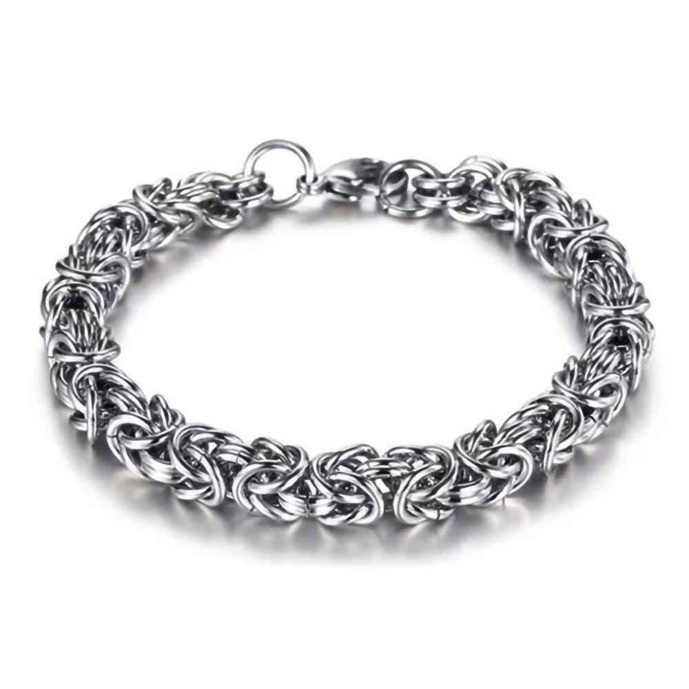 Vintage Braided Titanium Steel Bracelet
