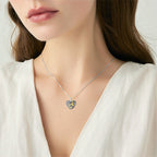 Heart Hummingbird Urn Necklace for Ashes Cremation Jewelry