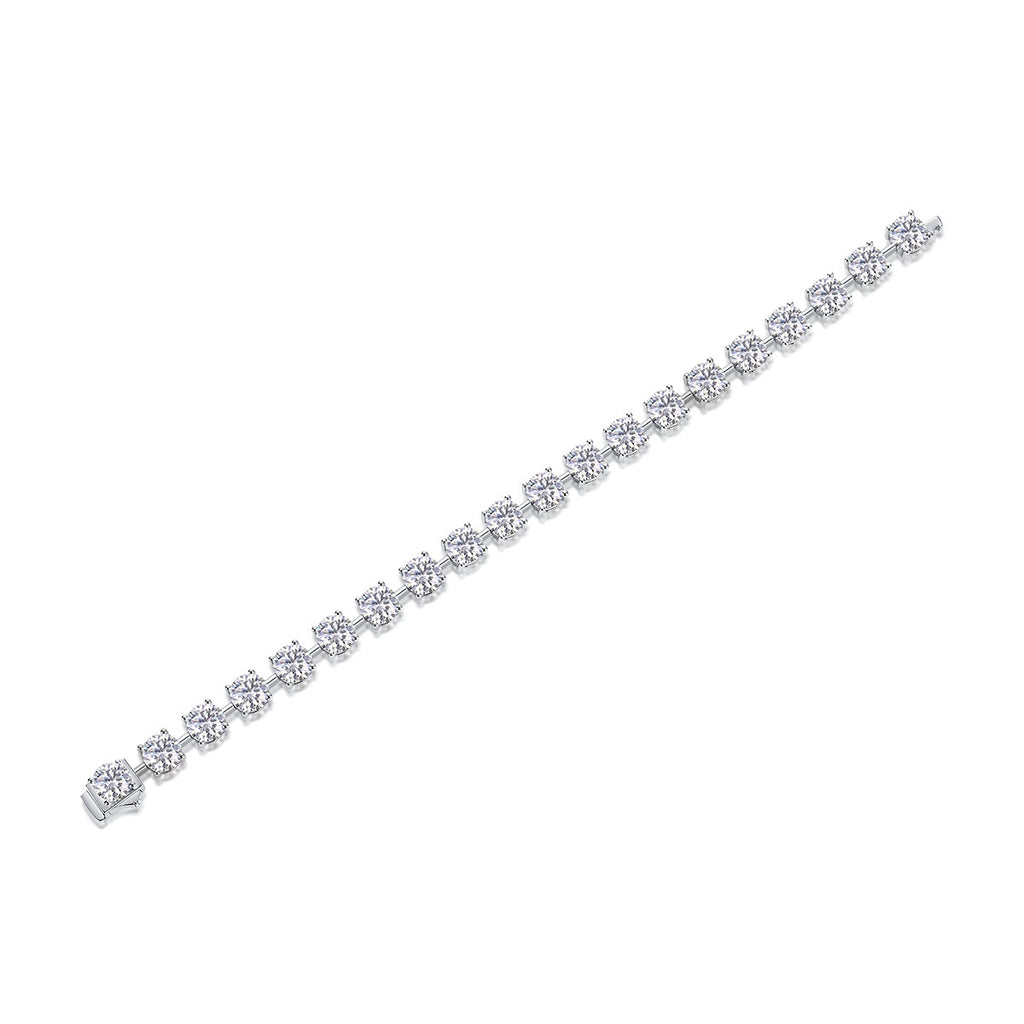 65mm Moissanite 1 Karat Time Bracelet