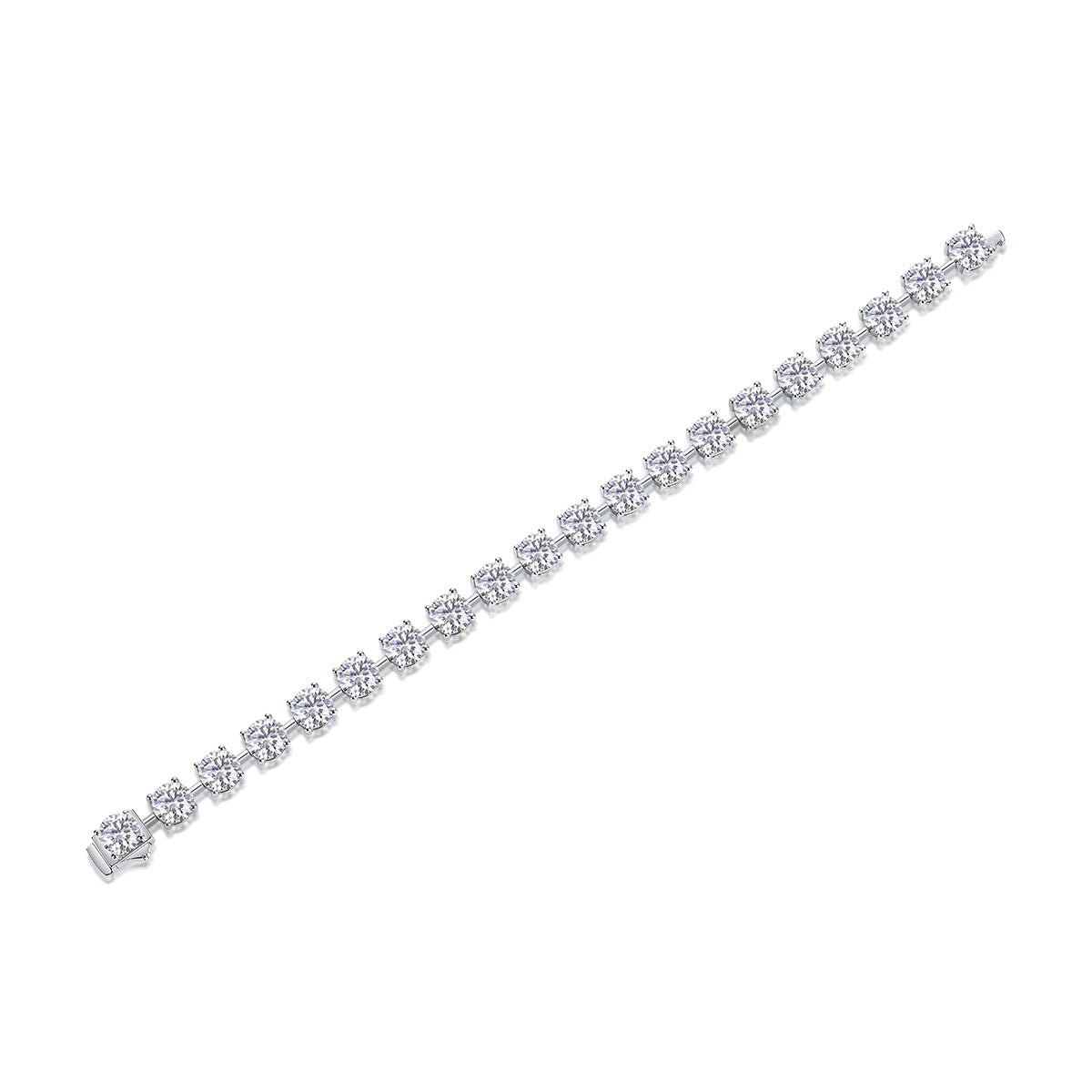 65mm Moissanite 1 Karat Time Bracelet