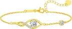 1CT Moissanite Infinity Bracelet