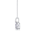 Star - 2-carat Moissan Diamond S925 Sterling Silver And Platinum Plating Pendant