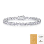 Light Luxury High-grade Fashion 925 Silver Horoscope Buckle Full Inlaid Bracelet