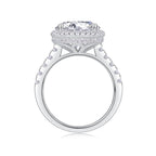 1Starry Sky Jewelry Piece Set with 5-Carat Moissan Diamond S925 Sterling Silver and Platinum-Plated Diamond 
