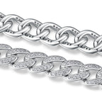 Set With Top-quality Moissanite, This Luxurious And Fashionable Light Luxury Jewelry Silver Bracelet Is Made Of S925 Silver Electroplated With Platinum NP Collection