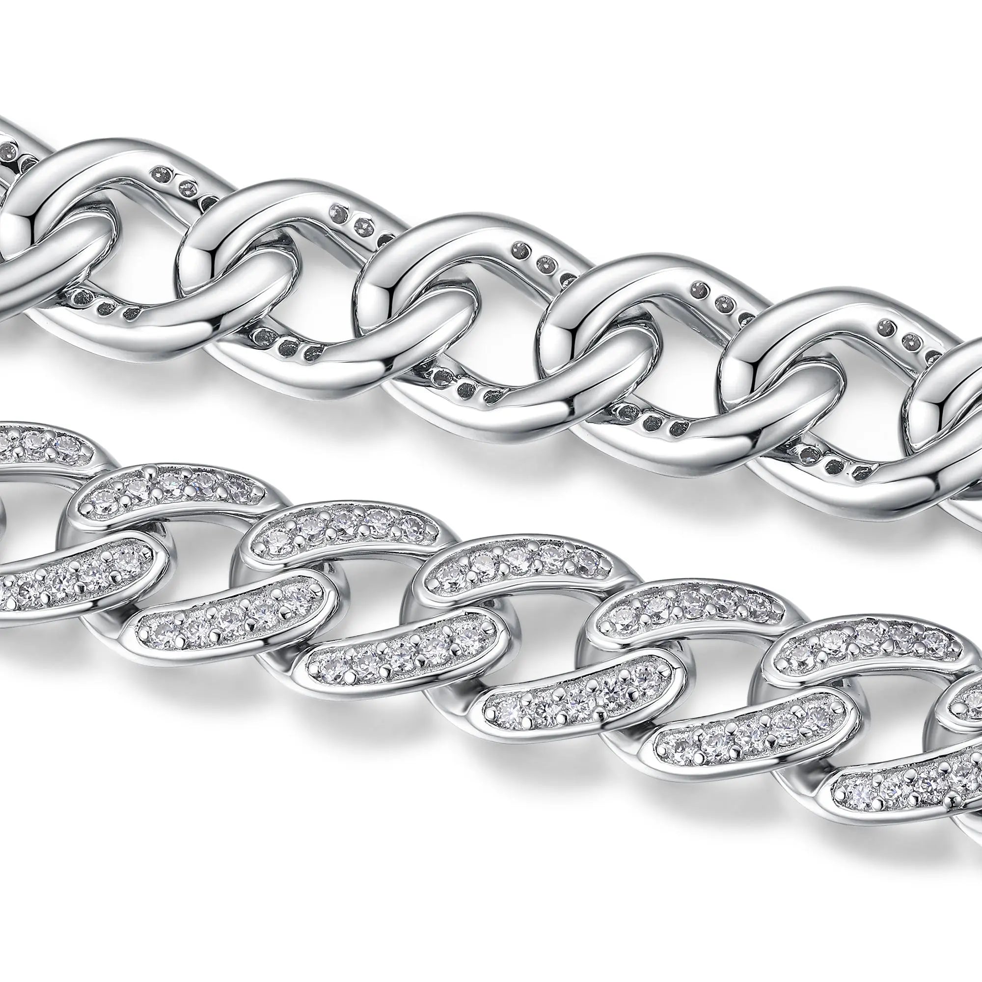 Set With Top-quality Moissanite, This Luxurious And Fashionable Light Luxury Jewelry Silver Bracelet Is Made Of S925 Silver Electroplated With Platinum NP Collection