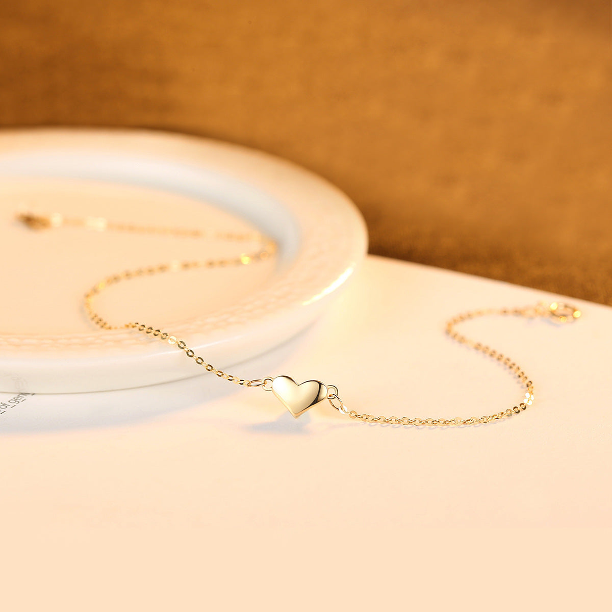 Simple 14k yellow gold bracelet