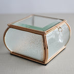 Glass crystal European jewelry box