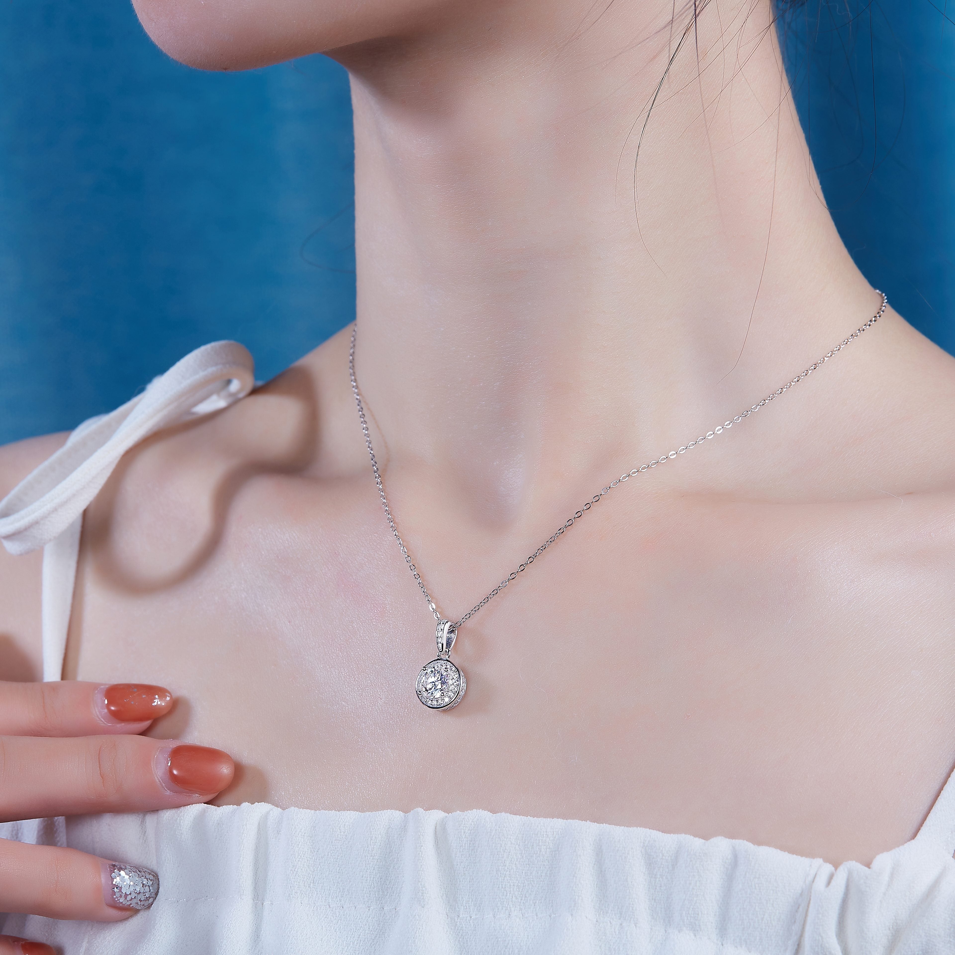 Dark Night Elf - 1-carat Moissan Diamond S925 Sterling Silver And Platinum Plating