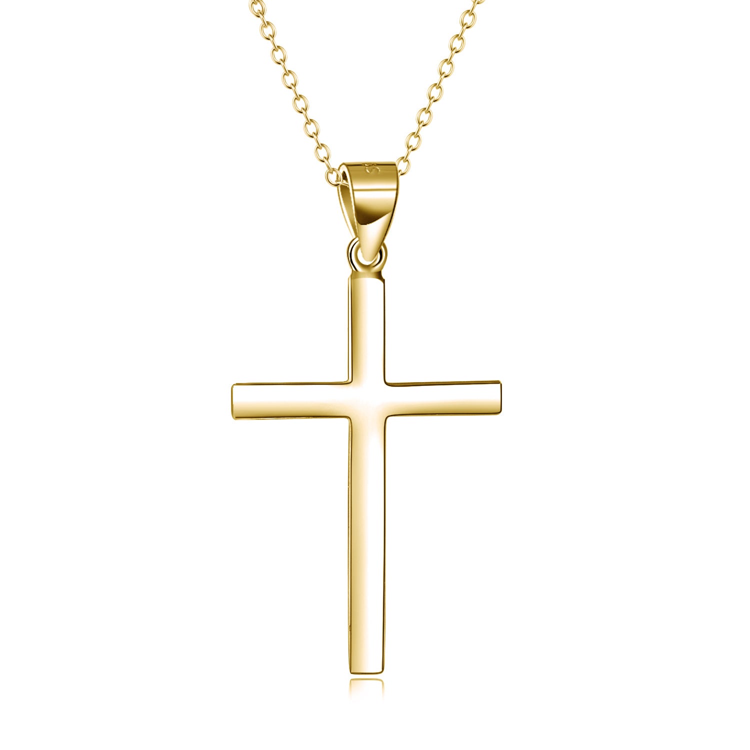 Sterling Silver Cross Pendant Necklace