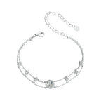 Simple Classic Design S925 Silver Diamond Bracelet