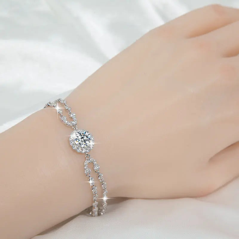 Creative S925 Sterling Silver Bracelet – Trendy Fashion Jewelry NP Collection
