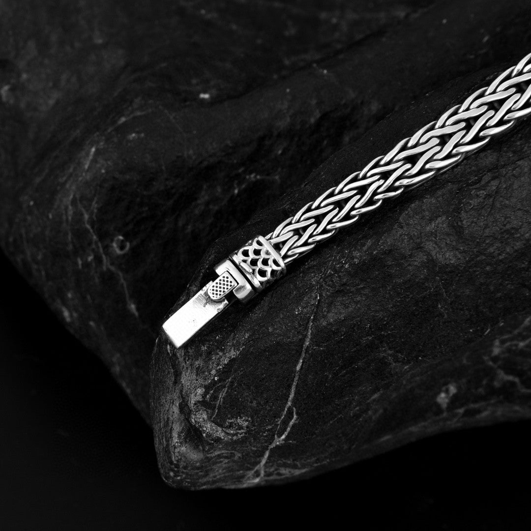 S925 Sterling Silver Fashion Handwoven Bracelet