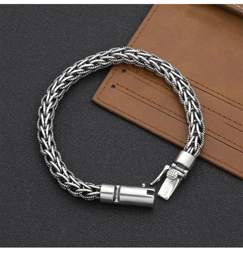 Hand-Woven Thick Keel Bracelet