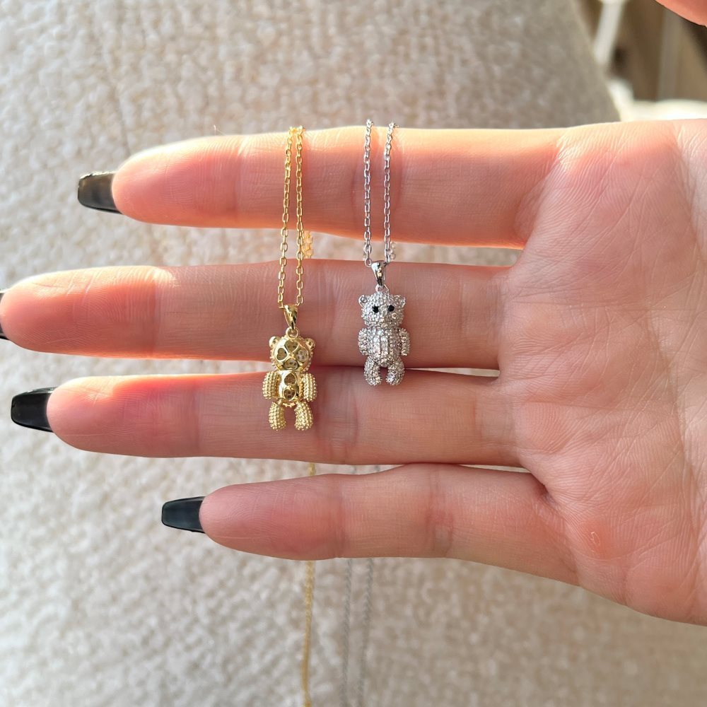 Personality Cute Bear Clavicle Chain