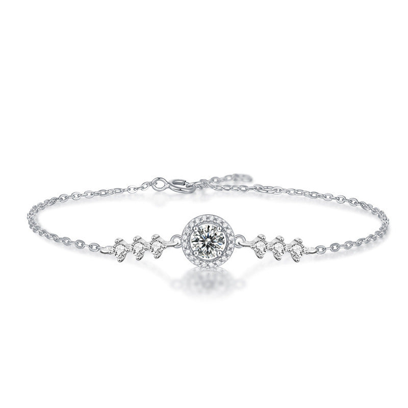 Starry Simple Moissanite Bracelet