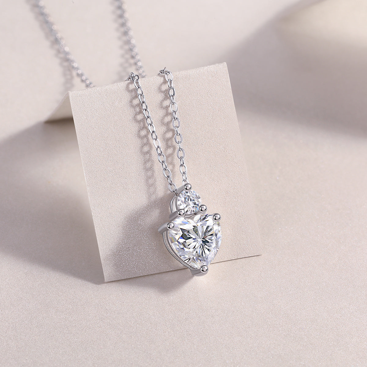 Ripple Fantasy - Moissanite S925 Sterling Silver And Platinum Plating Pendant