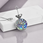 Tree of Life Urn Necklace for Ashes Keepsake 925 Sterling Silver Pendant Necklace