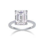 Iridescence City - Moissanite S925 Sterling Silver And Platinum Diamond Ring