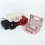 Large Capacity Jewelry Box Earrings Ring Necklace