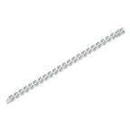 Love Daily - Luxurious And Fashionable Light Luxury Jewelry Silver Bracelet And Bracelet Set With Top-quality Moissanite, S925 Silver-plated Platinum NP Collection