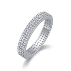 Light Up The Moments - Moissanite S925 Sterling Silver And Platinum-plated Diamond