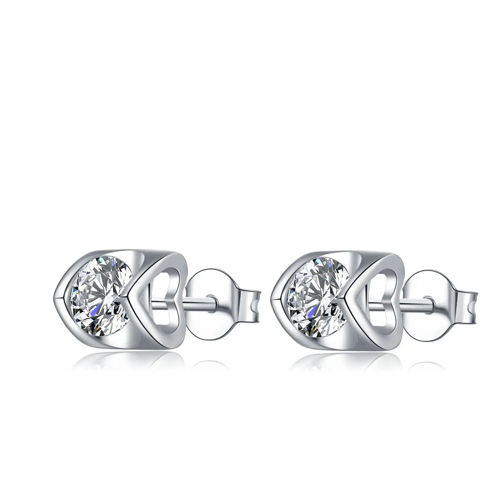 Fashion Stud Necklace S925 Sterling Silver Jewelry Set – Elegant Matching Jewelry Set NP Collection