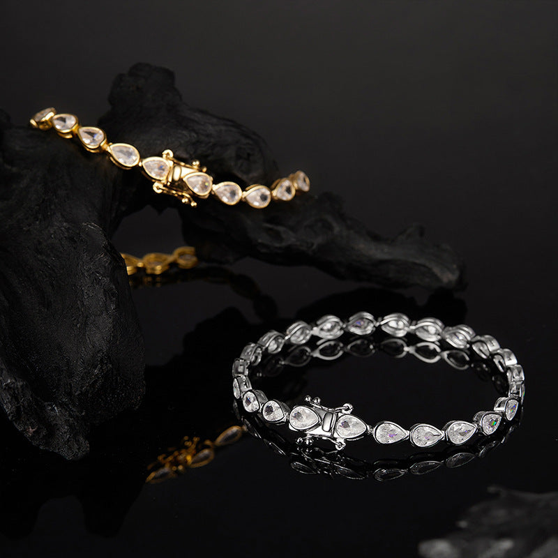S925 Silver Water Drop Bracelets