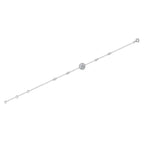 Harmonious And Brilliant - Set With Top-quality Moissanite, Luxurious And Fashionable Light Luxury Jewelry Silver Bracelet S925, Silver-plated Platinum NP Collection