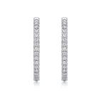 Yuedong Light – Premium Moissanite Luxury Fashion Silver Stud Earrings, S925 Platinum Plated - N&P Colletion