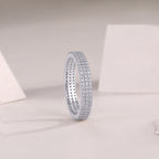 Light Up The Moments - Moissanite S925 Sterling Silver And Platinum-plated Diamond